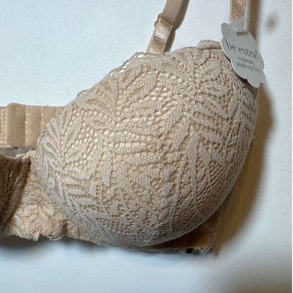 Rene Rofe Wild Dream Women's 34C Extreme Push Up Bra Lace Bra - Picture 2 of 11